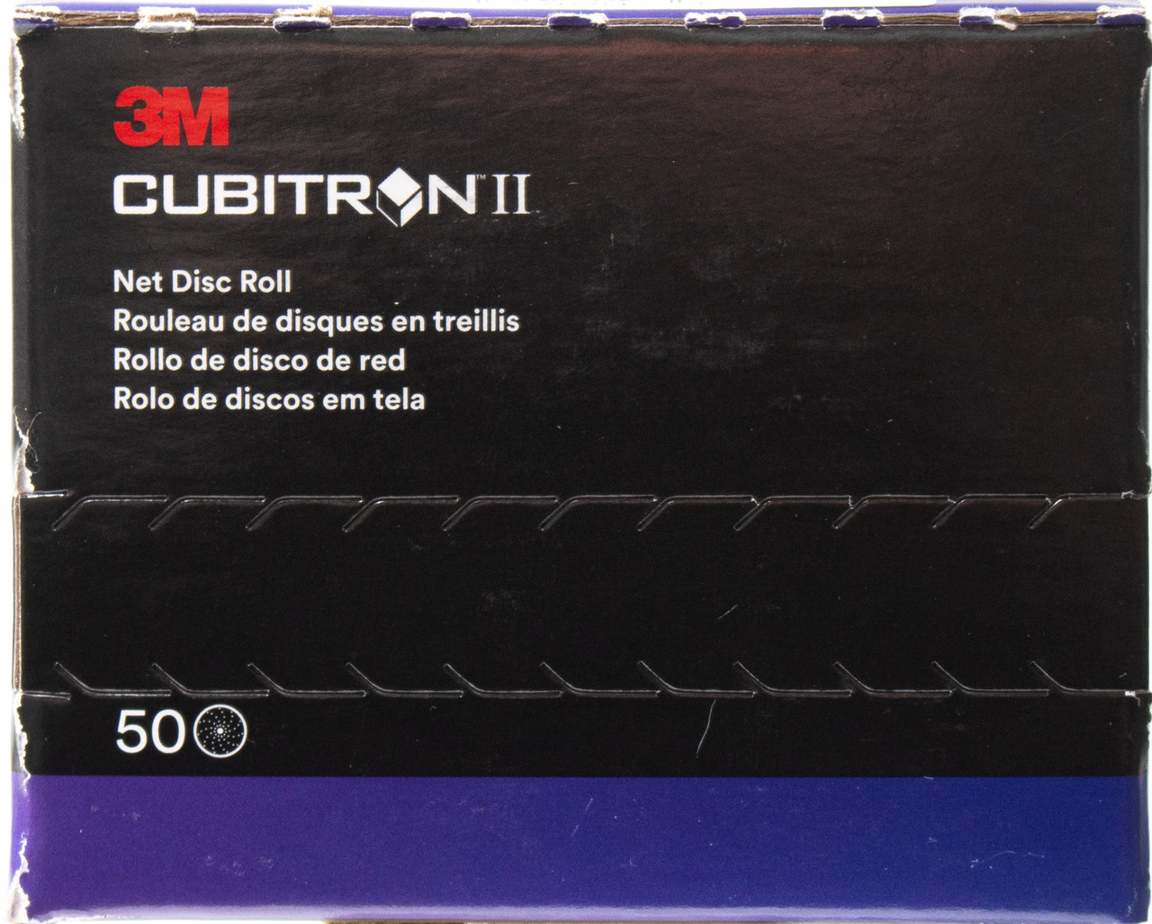 3M Cubitron II Automotive Replacement 240+ Grit 3 in Net Disc Roll 50 Pack 31684