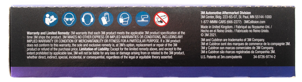 3M Cubitron II Automotive Replacement 320 Grit 8 in Net Disc 25 Pack Model 31647