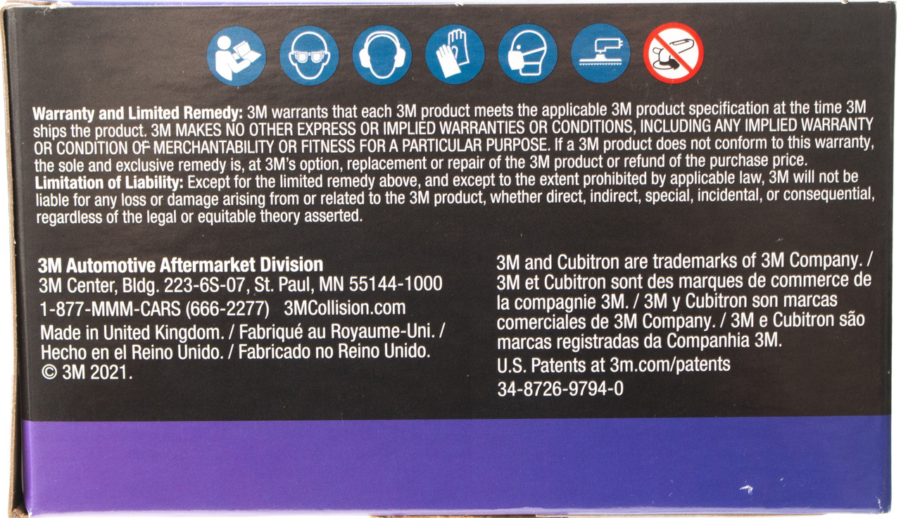 3M Cubitron II Automotive Replacement 80+ Grit 5 in. Net Disc Roll 50 Pack 31665