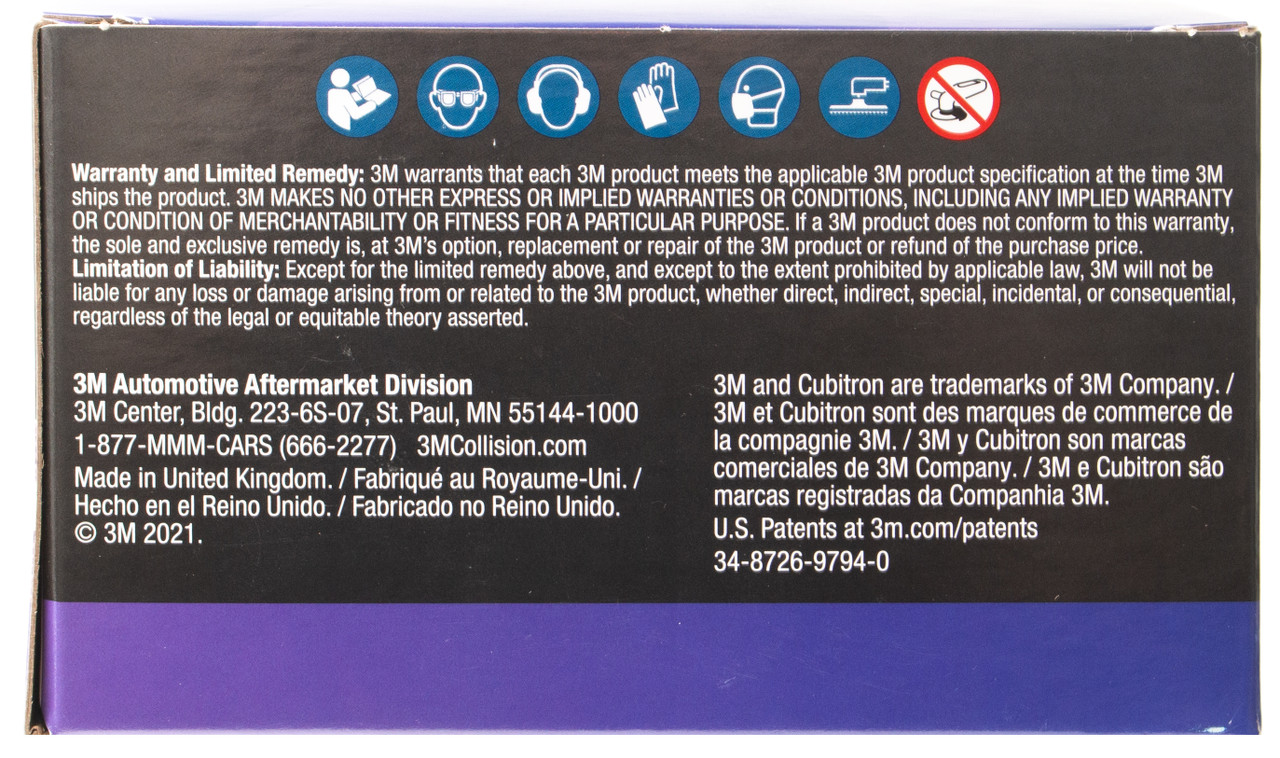 3M Cubitron II Automotive Replacement 320+ Grit 5 in Net Disc Roll 50 Pack 31671