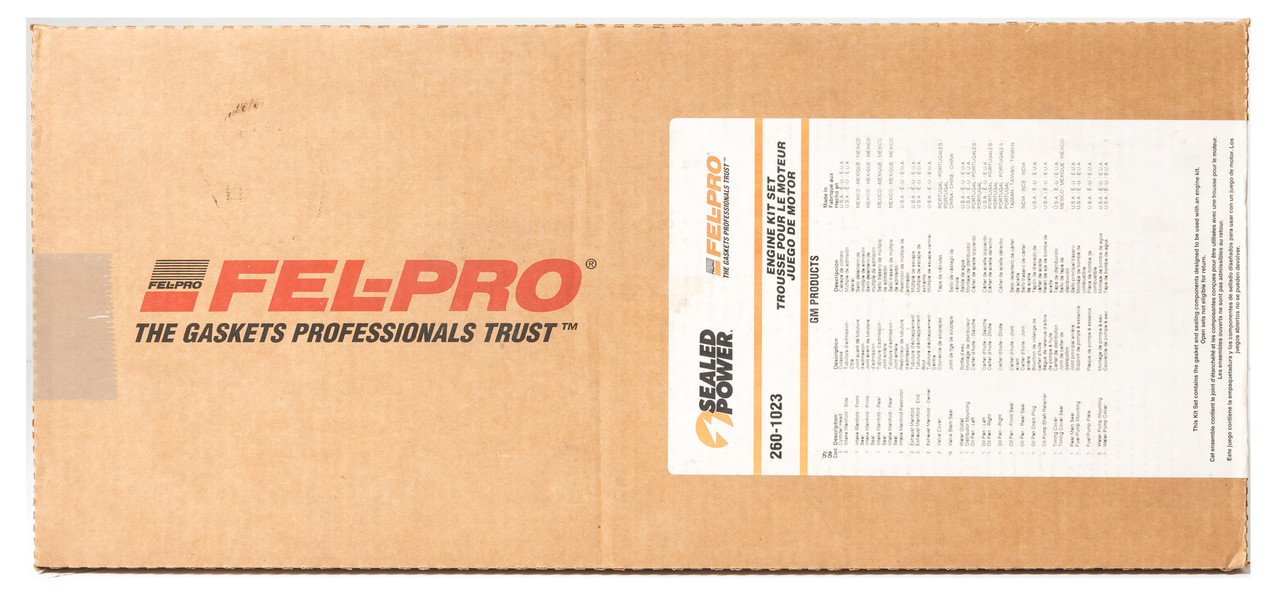 Fel-Pro Sealed Power Engine Gasket Kit Fit 77-80 GM V8 5.0L Engine Model 2601023