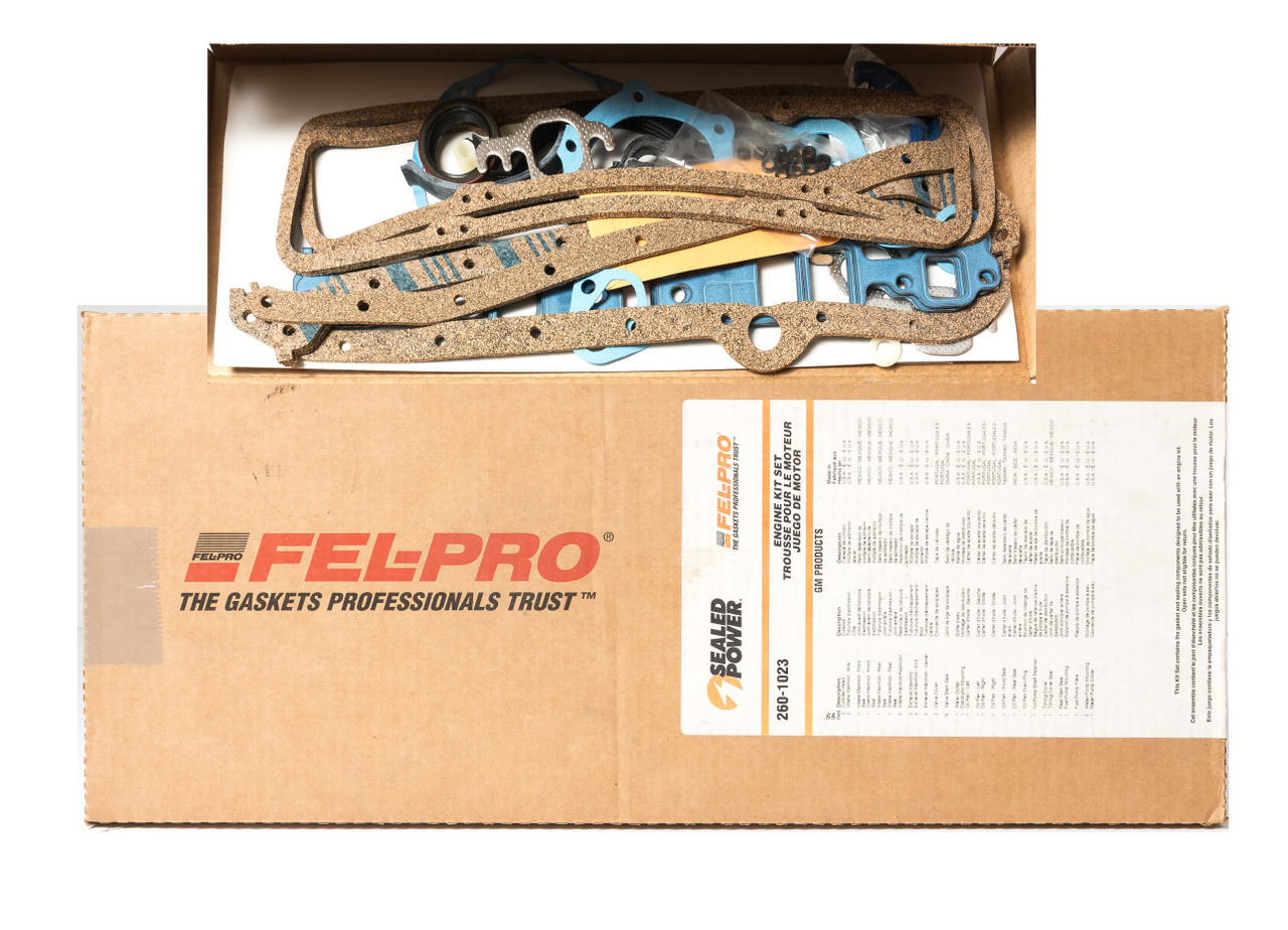 Fel-Pro Sealed Power Engine Gasket Kit Fit 77-80 GM V8 5.0L Engine Model 2601023