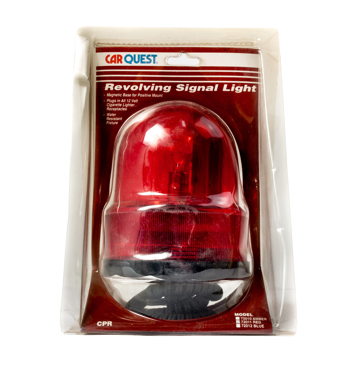 Carquest Revolving Signal Light Magnetic Base Water Resistant Model Number 72011