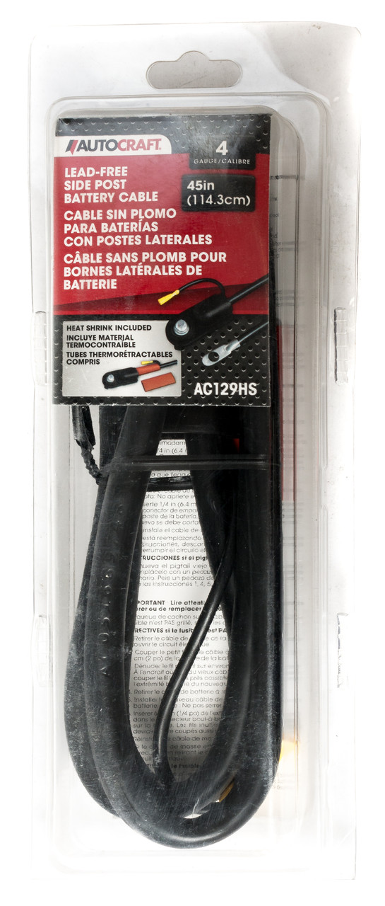 Autocraft Side Post Battery Cable Fits 1966-05 Buick GMC Oldsmobile Part AC129HS