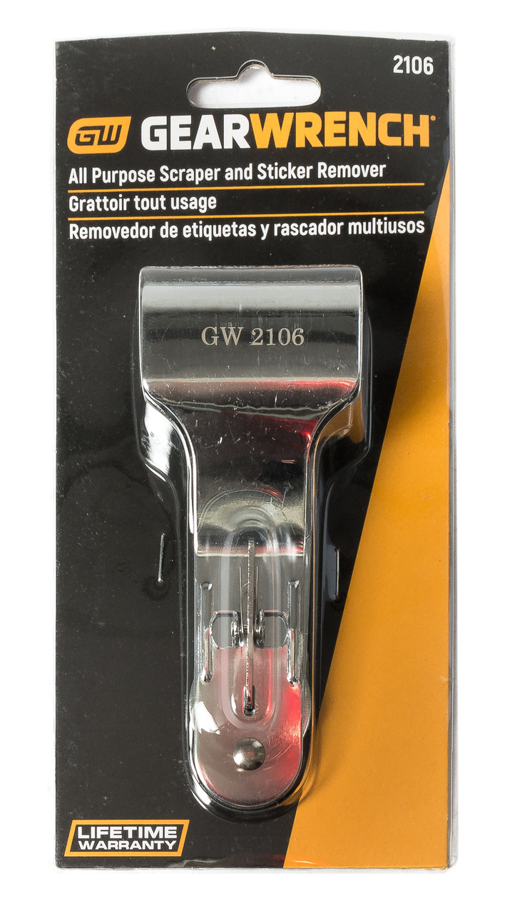 Apex Tool Group GearWrench All Purpose Scraper And Sticker Remover 1EA Part 2106