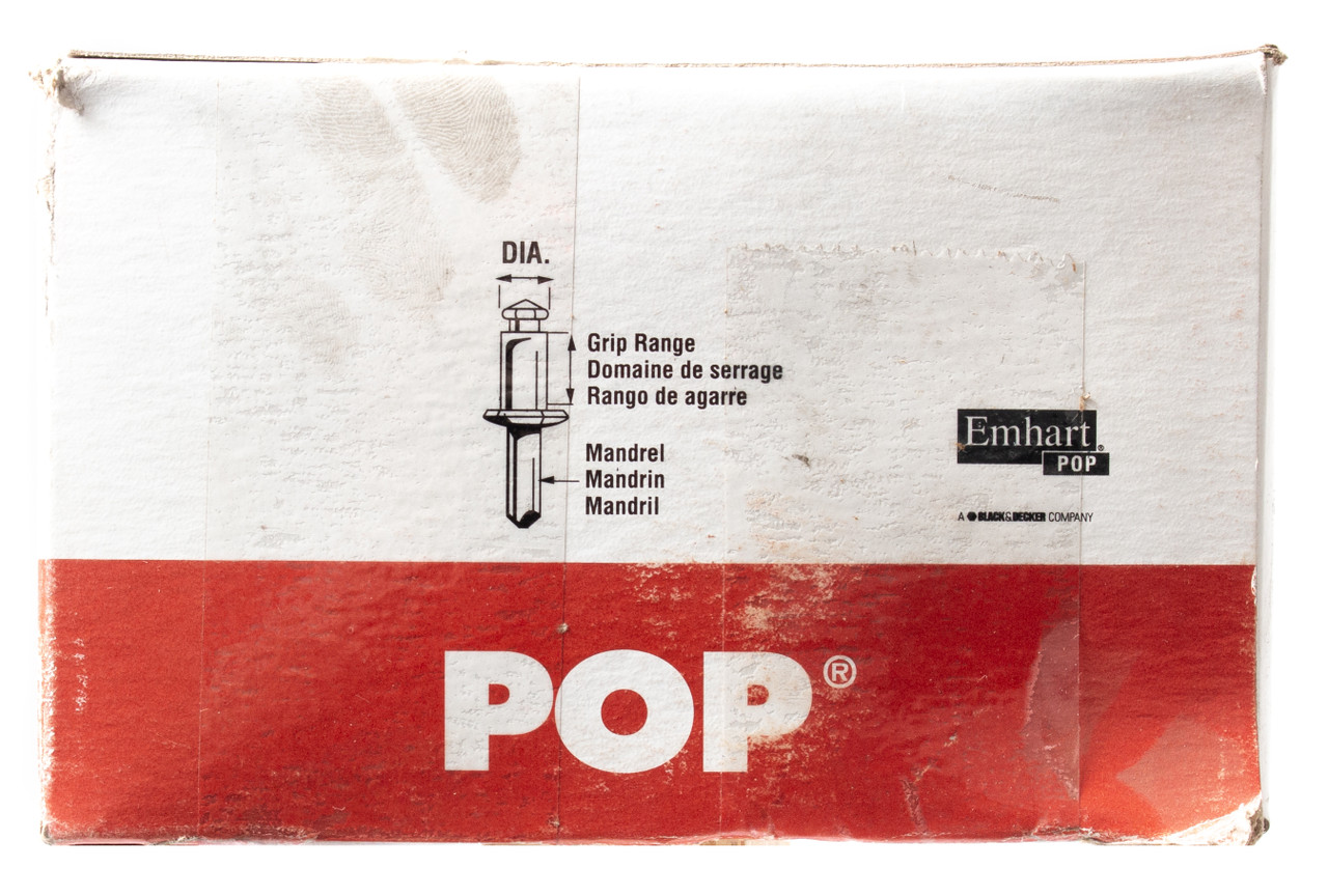 POP Avdel Aluminum Blind Rivets 500 Pc 3/16" Diameter 1/8"-1/4" Grip Range 60464