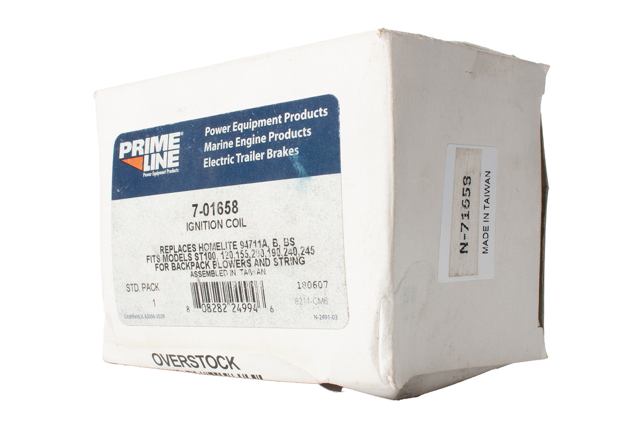 Primeline Replacement Ignition Coil Fit Lawnmowers Chainsaws Part Number 7-01658
