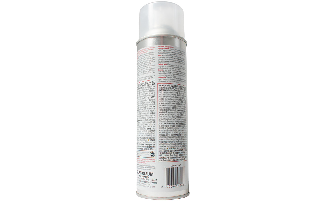 Rust-Oleum Professional Inverted Marking Utility Paint Spray 15 Oz Model 2596838