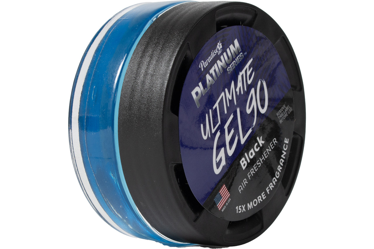 Paradise Air Platinum Series Ultimate Gel 90 Black Air Freshener Model PLUG-003Q