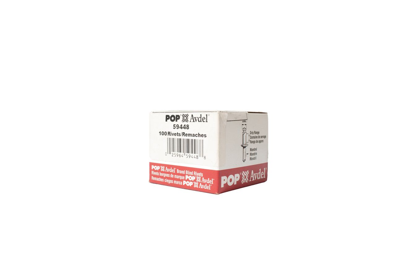 Pop Avdel Plated Steel Rivets 100x 5/32" Diameter 1/16-1/8 Grip Range Part 59448