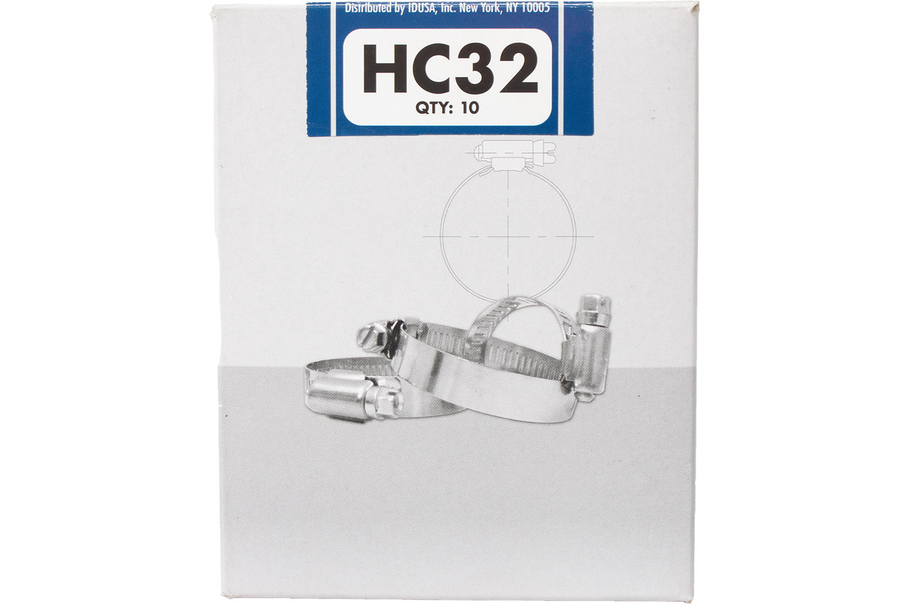 Premium Guard Hose Clamps Clamp Diameter Range 1-1/2" - 2-1/2" Model Number HC32