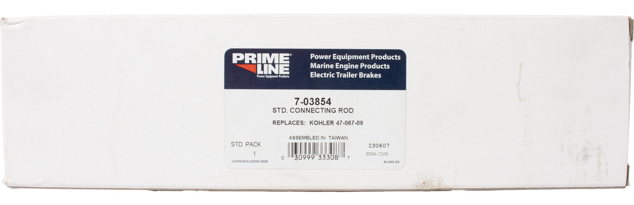 Prime Line Standard Connecting Rod Replaces Kohler 47-067-09 Part Number 7-03854