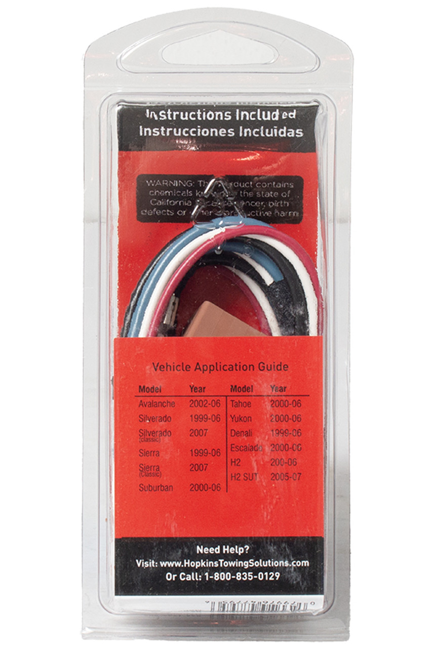 Hopkins Brake Control Connector Plug-in Simple Compatible Adapter Model ID 47795