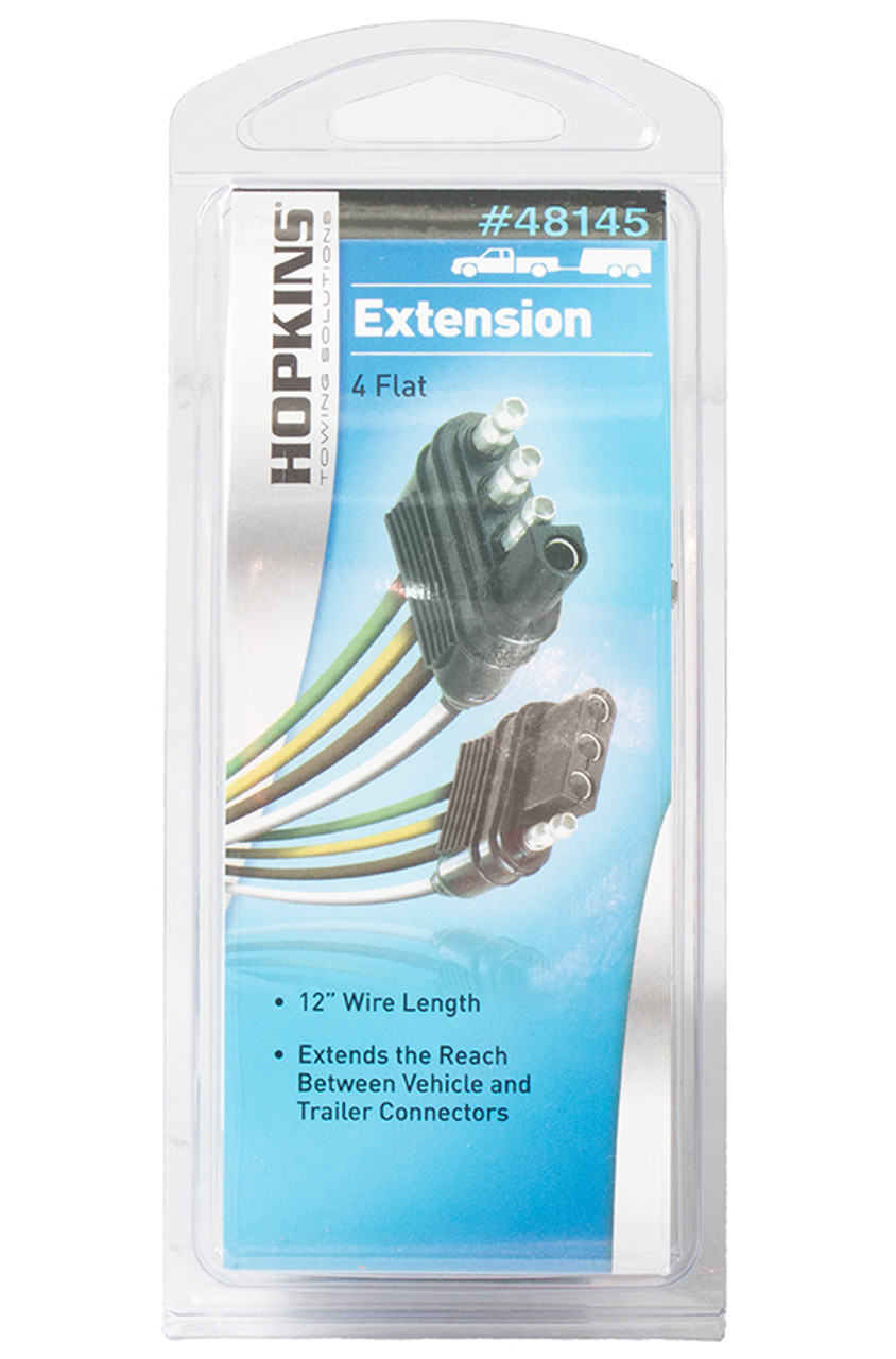 Hopkins Towing Solutions Extension 4 Flat Fits All Vehicles/Trailers Model 48145