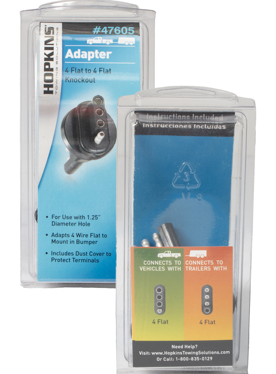Hopkins Towing Solutions Adapter Fits Bracket 48065 1.25" Diameter Hole 11147605