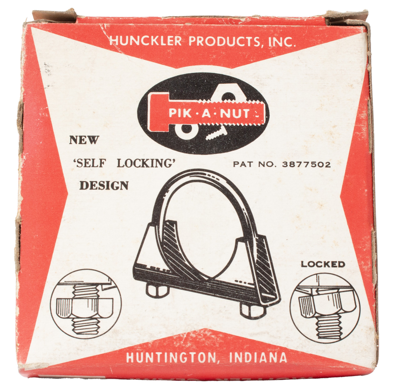 Hunckler Pik-A-Nut MC-114 Self Locking Muffler Clamp 1-1/4 Inch Model ID 7890114