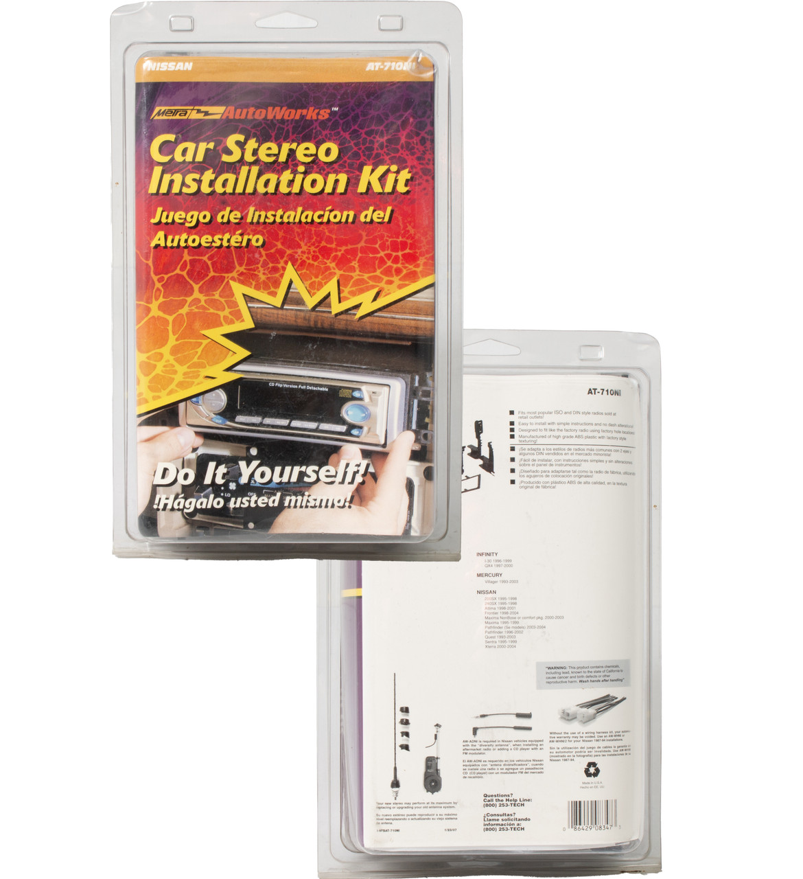 Metra AutoWorks Car Stereo Installation Kit Fits 1993-2003 Nissan Quest AT-710NI