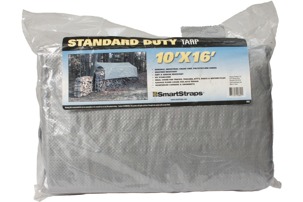 Smart Straps Standard Duty Mesh Tarp 10 Foot x 16 Foot UV Stabilized Part ID 802