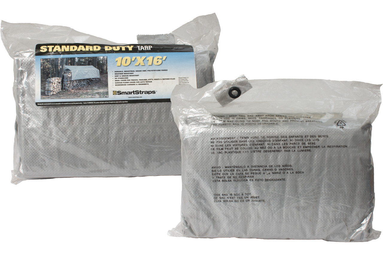 Smart Straps Standard Duty Mesh Tarp 10 Foot x 16 Foot UV Stabilized Part ID 802