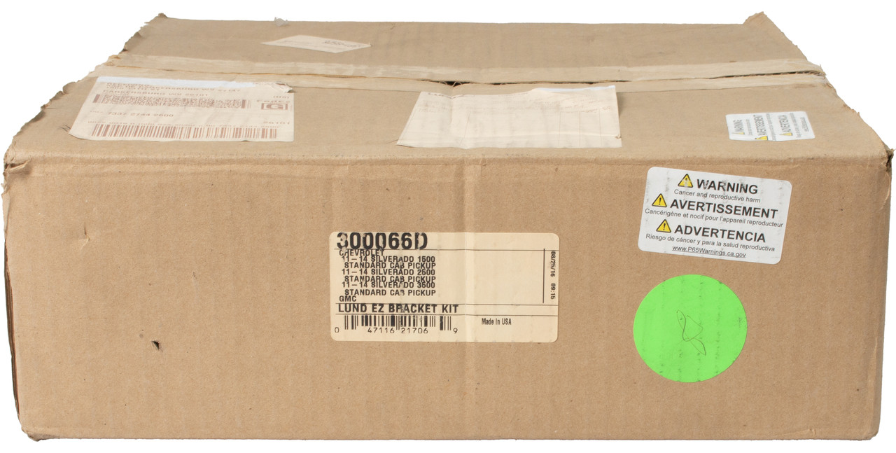 Lund EZ Running Board Bracket Kit Fits 2011-14 Chevrolet Silverados Part 300066D