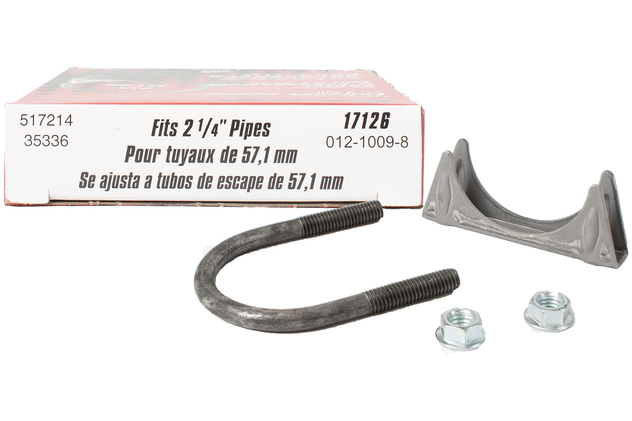 Nickson Exhaust Clamp Fits Aftermaket/OEM 2-1/4" Pipes 3/8" U-Bolt Part ID 17126