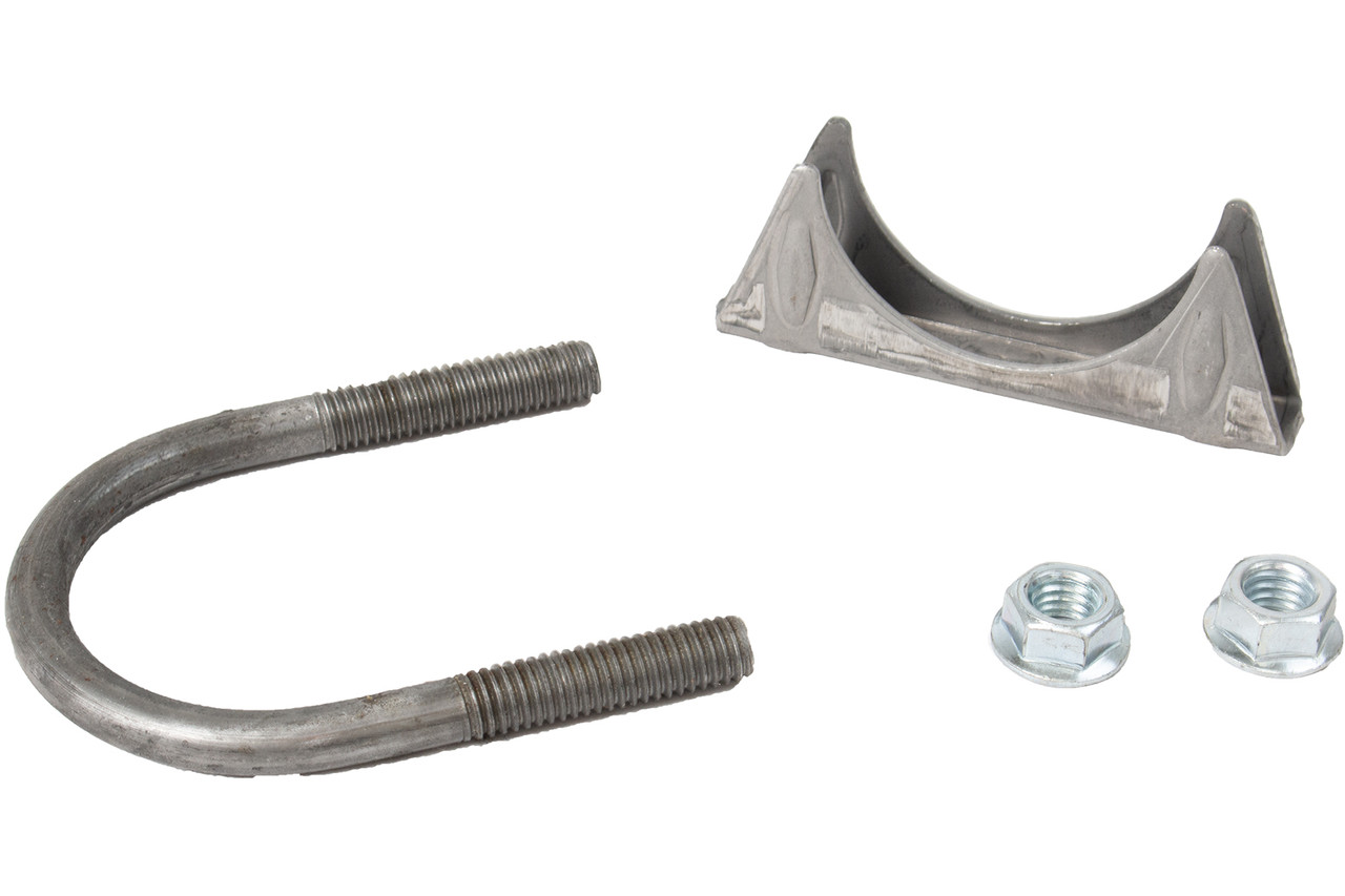Nickson Heavy Duty Exhaust Clamp Fits Aftermarket/OEM 2" Pipes 3/8" U-Bolt 17124