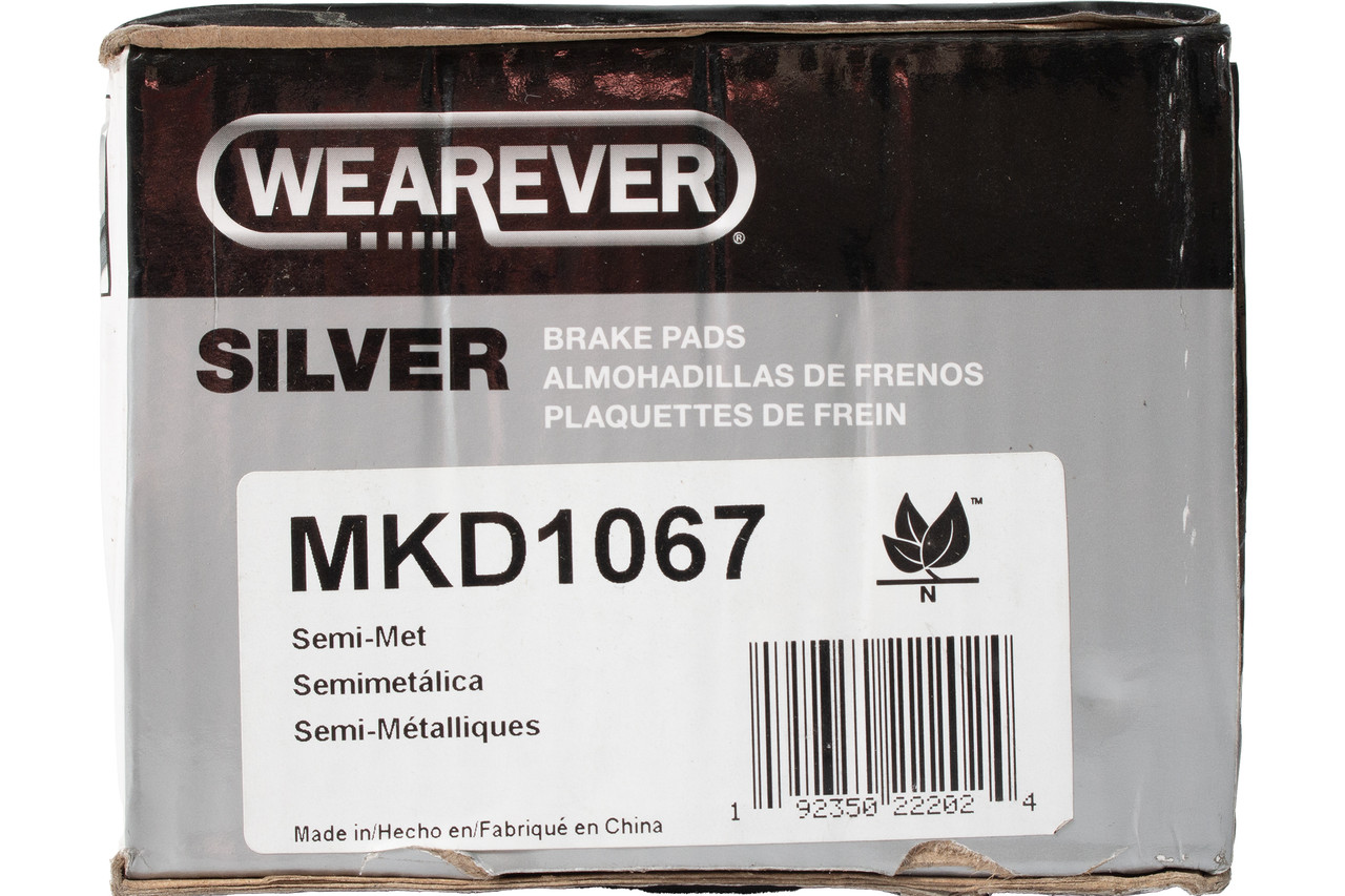 Wearever Silver Rear Brake Pads 2005-07 Ford F-Series Super Duty Pickups MKD1067