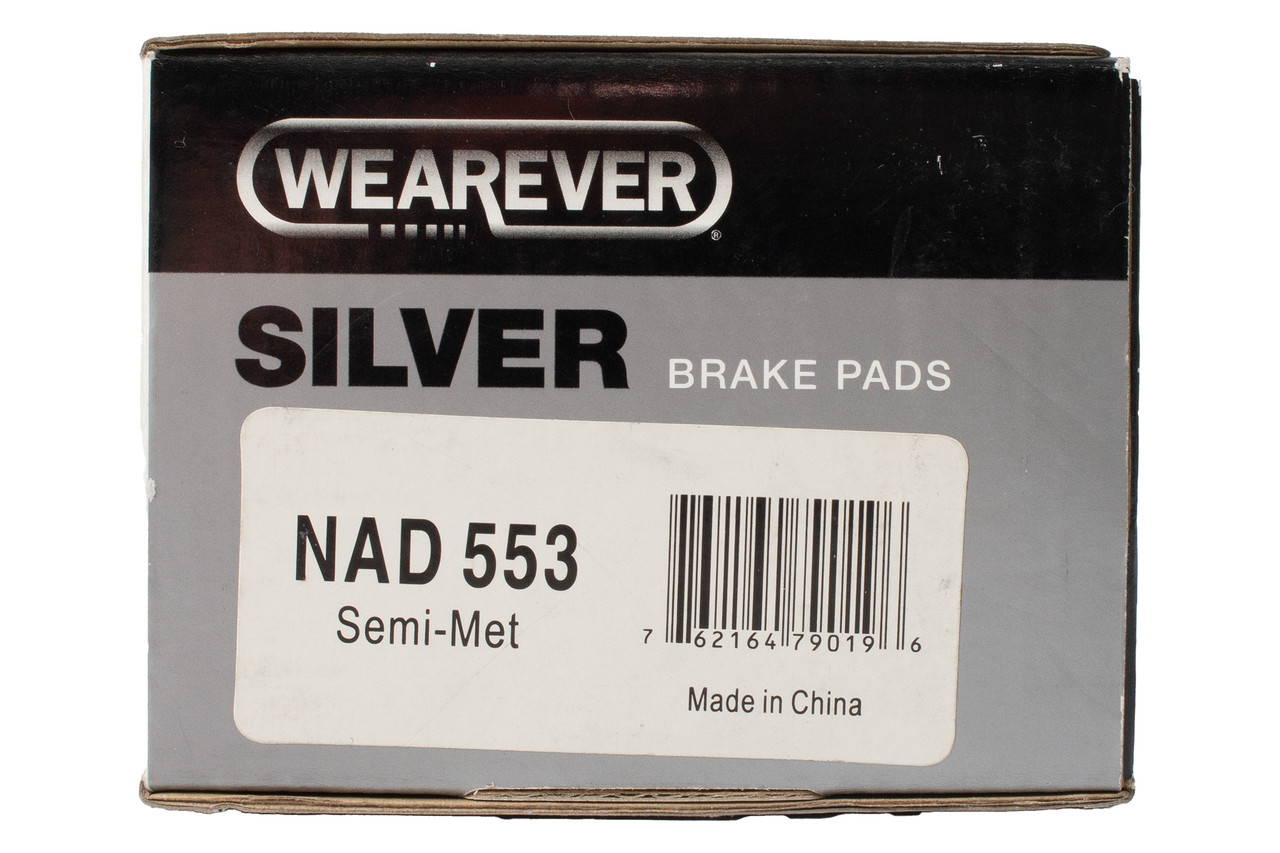 Wearever Silver Replacement Rear Brake Pads Fits 1992-2005 Mazda Millenia NAD553
