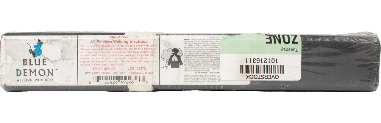 Blue Demon Mild Steel All Position Welding Electrode 5/32in x5 Lbs E6011-532-05P