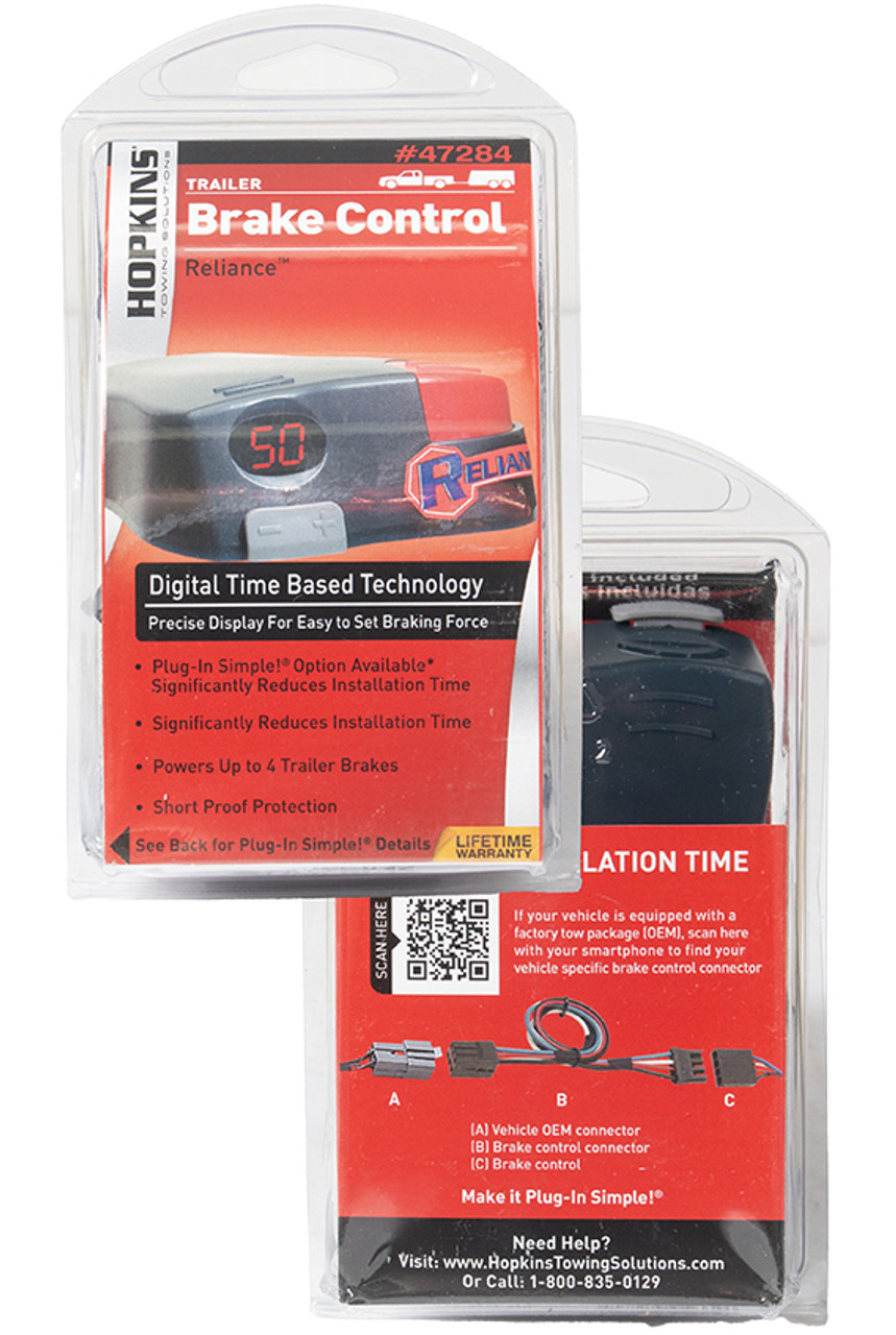 Hopkins Reliance Brake Control Connector Plug-in Simple Compatible Part ID 47284