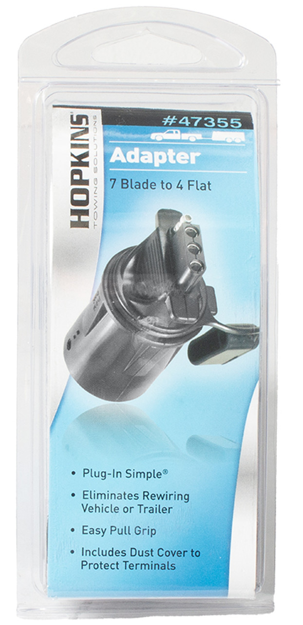 Hopkins Towing Solutions Adapter 7 Blade x 4 Flat LED Test Lights Model ID 47355