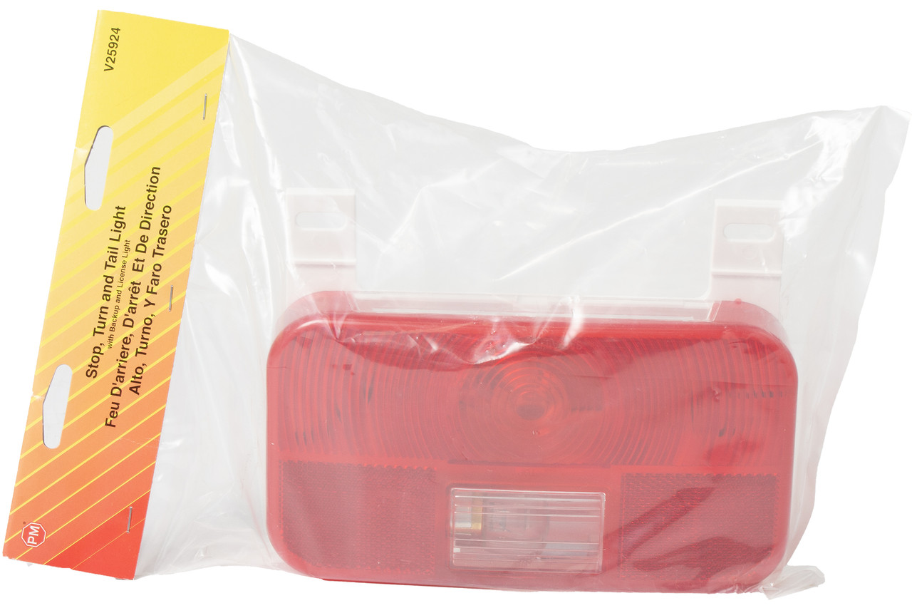 Peterson Stop Turn Backup Tail Light License Bracket Fits Trailers Trucks V25924