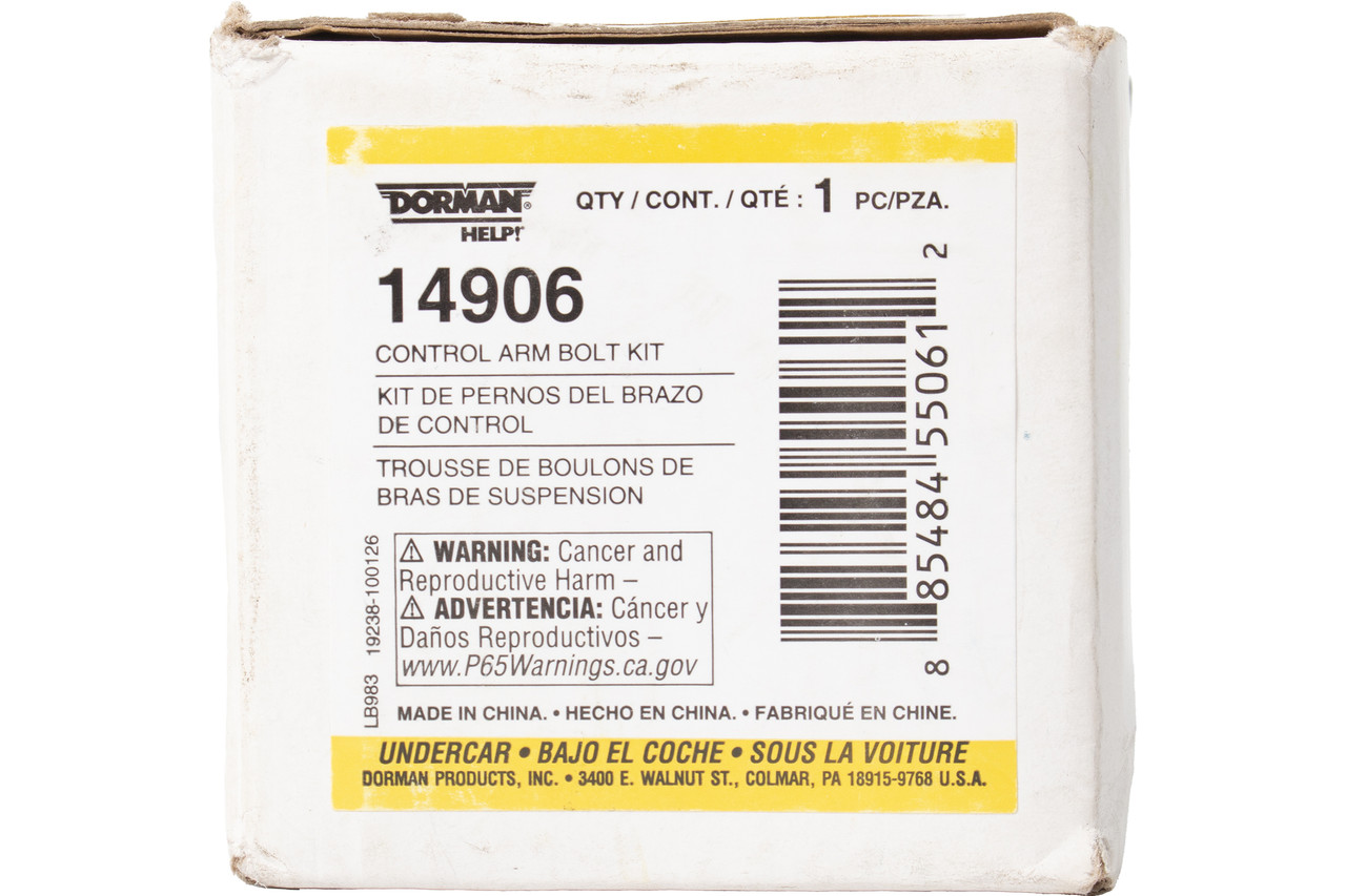 Dorman Help! Control Arm Bolt Kit Fits 1997-04 Ford F-Series Pickups Model 14906