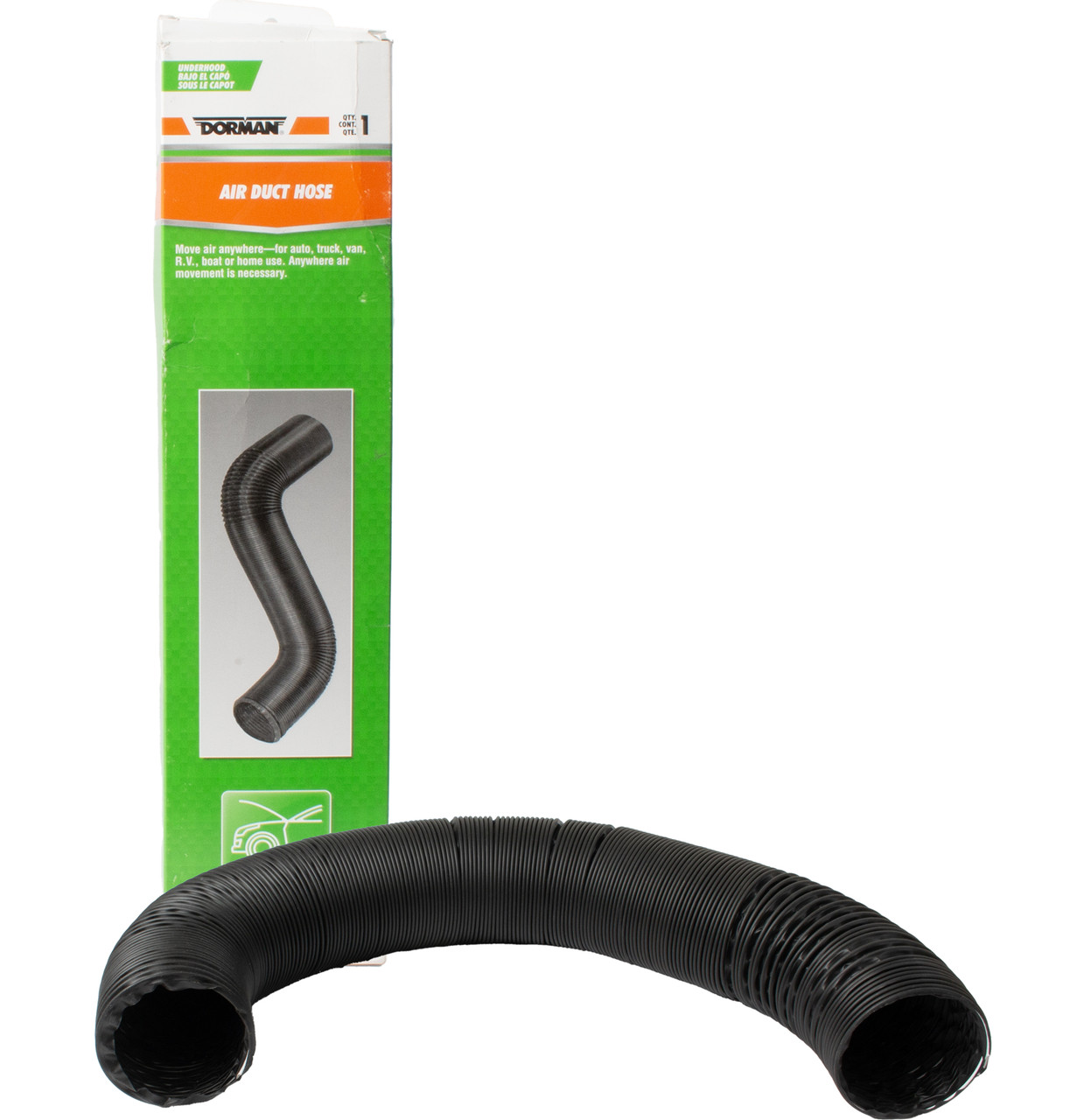 Dorman Help! Defroster Hose 72-in Length 3-in Inside Diameter Model Number 96006
