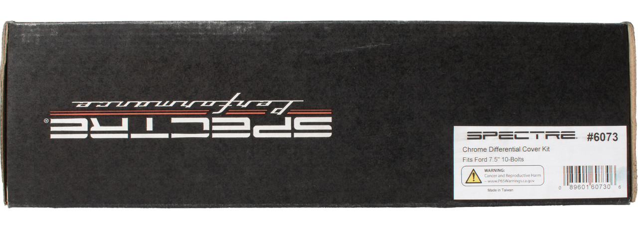 Spectre Performance Chrome Differential Cover Kit 10 Bolts 5/16"-18" x 3/4" 6073