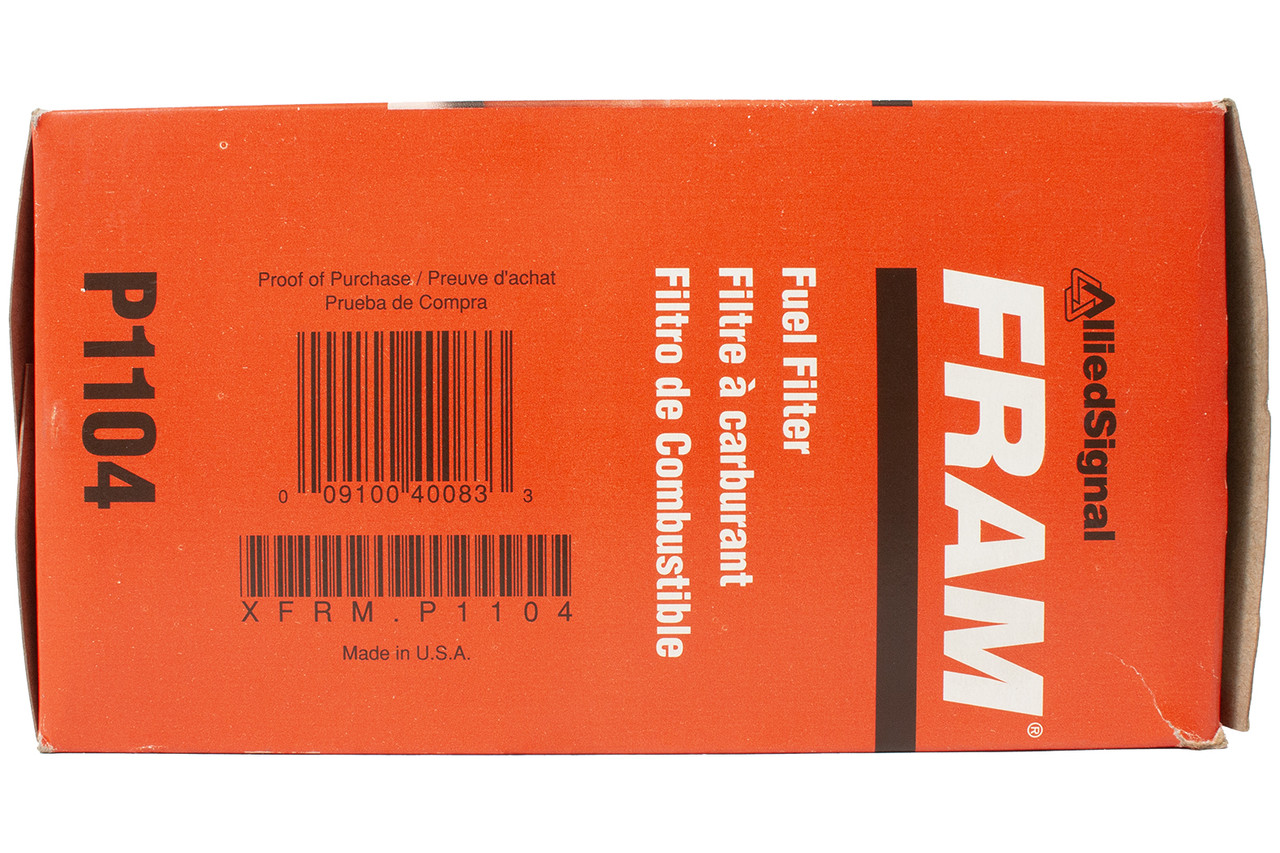 FRAM Replacement Fuel Filter Fits 1990-98 GMC C-Series Topkicks 6-Cyl 6.6L P1104