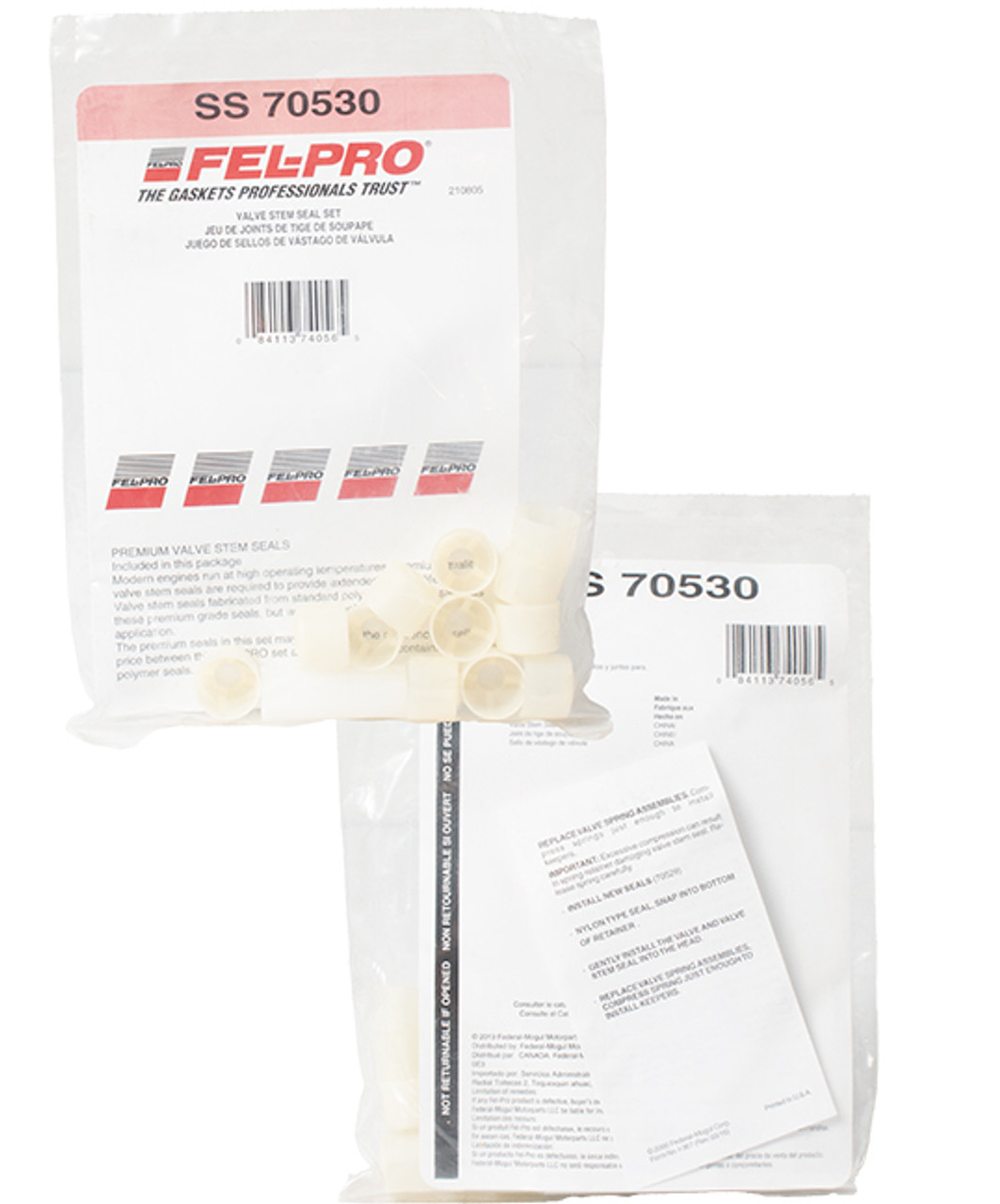 FelPro Intake and Exhaust Valve Stem Seal Set Fit 1965-90 Jeep LD Trucks SS70530