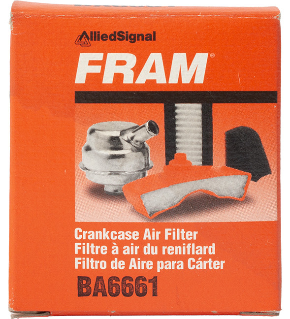 FRAM Crankcase Air Filter Fits 1987-1994 Dodge Shadow L4 2.2 Model Number BA6661