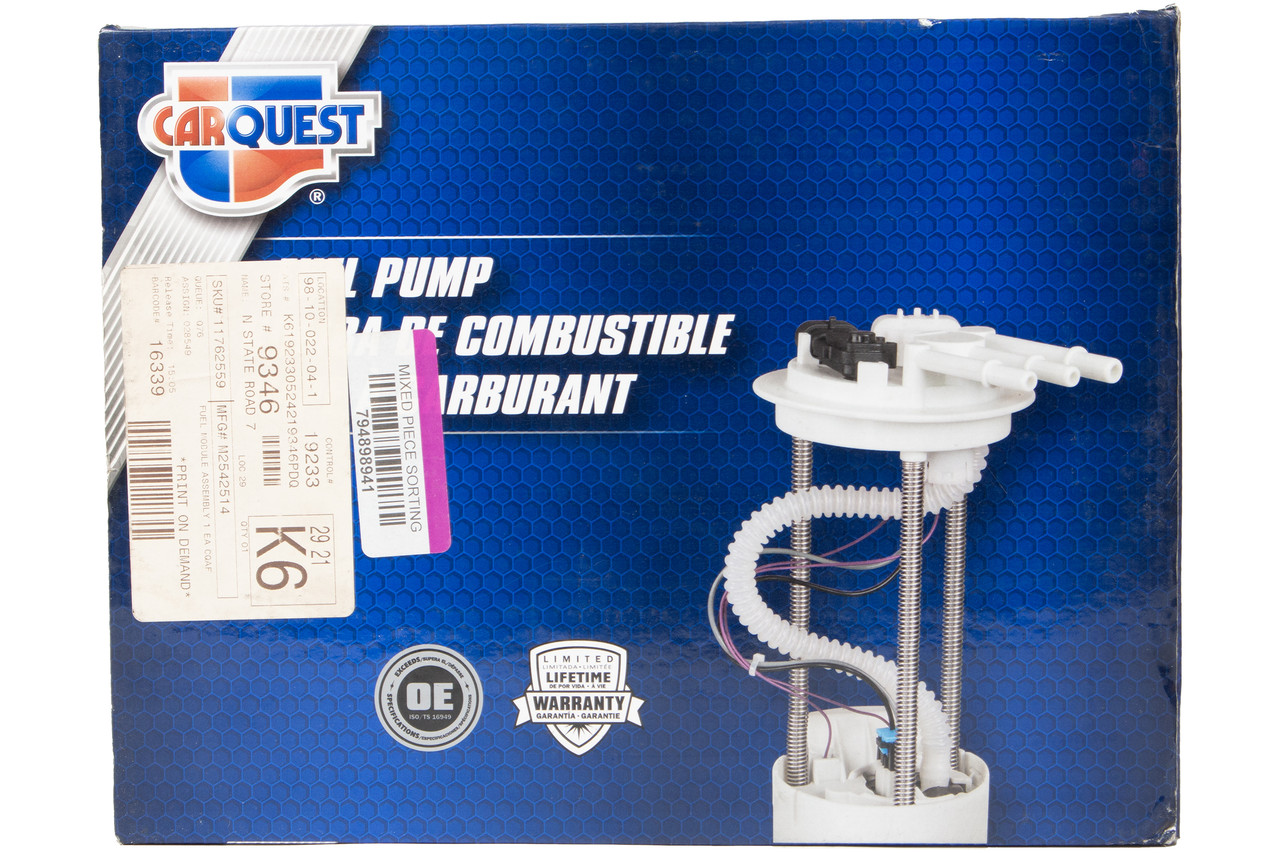 Carquest Fuel Pump Module Assembly Fits 2002-2006 Nissan Sentra Part ID M2542514