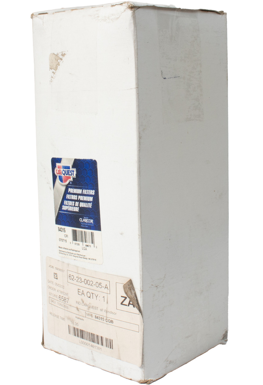 Carquest Replacement Premium Hydraulic Oil Filter 9-5/8 Inch Long Model ID 84315