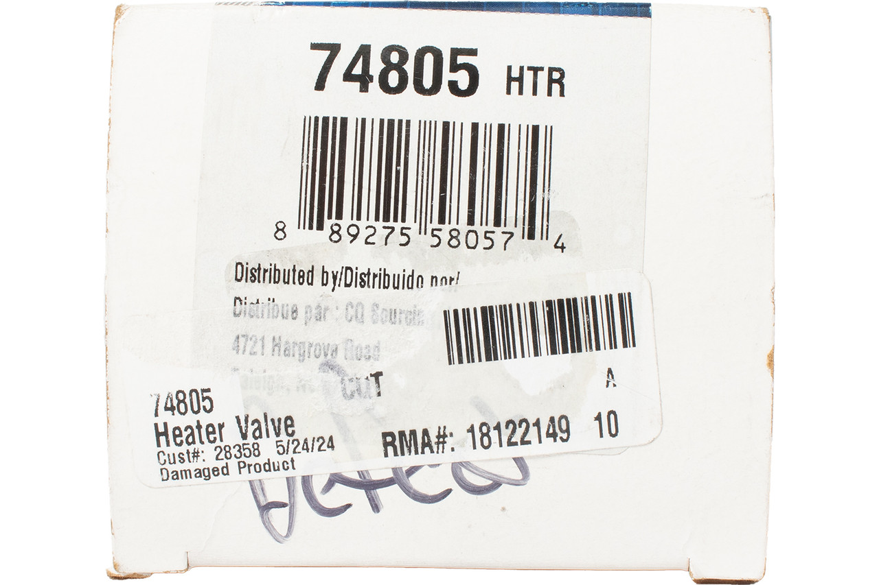 Carquest Heater Control Valve Fits 1989-1996 Chevrolet Caprice Part Number 74805