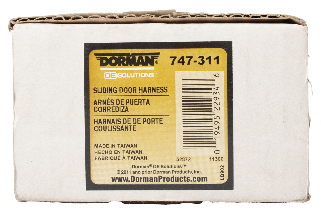 Dorman Right Sliding Door Harness Fits 2004-2007 Chrysler Dodge Minivans 747-311