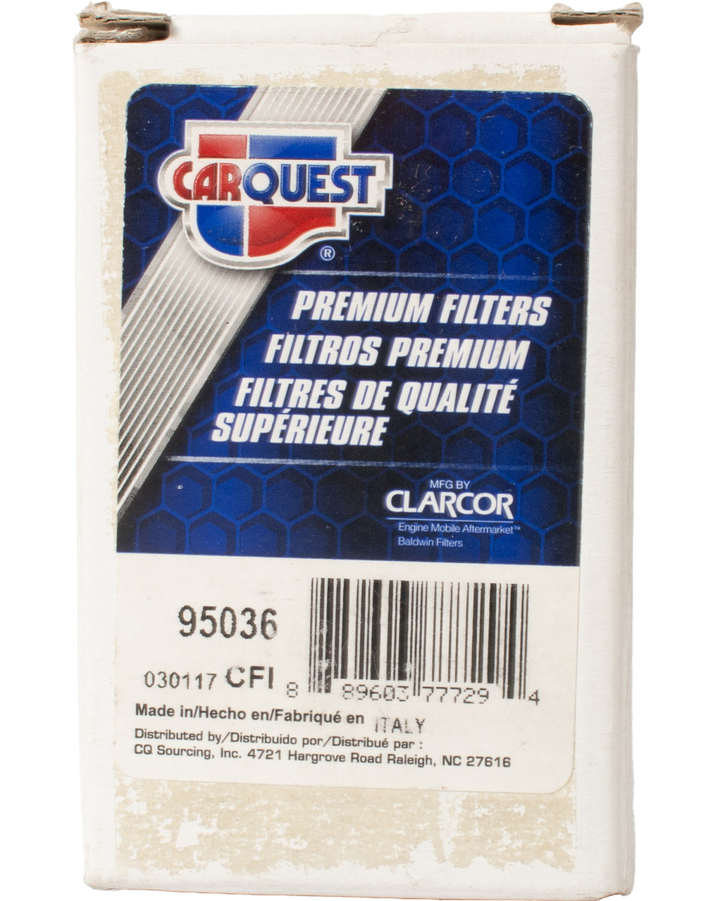 Carquest Premium Hydraulic Filter Replaces Fleetgaurd HF35554 Model Number 95036