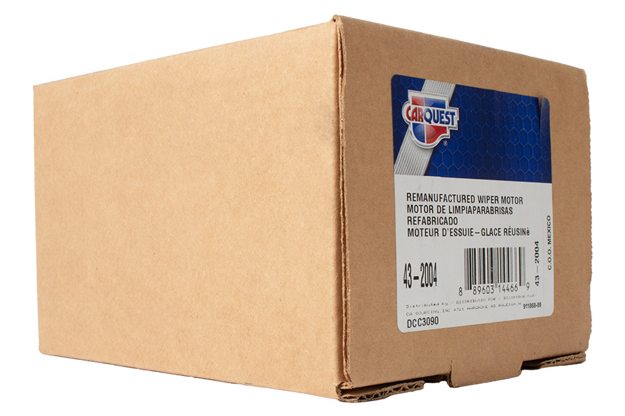 Carquest Remanufactured Front Wiper Motor Fits 1997-01 Toyota Camry Part 43-2004