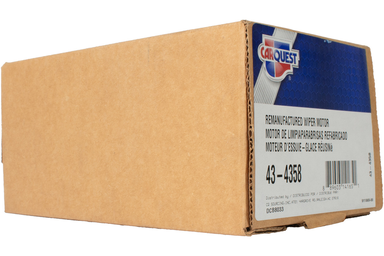 Carquest Remanufactured Front Wiper Motor Fits 07-12 Nissan Sentra Model 43-4358