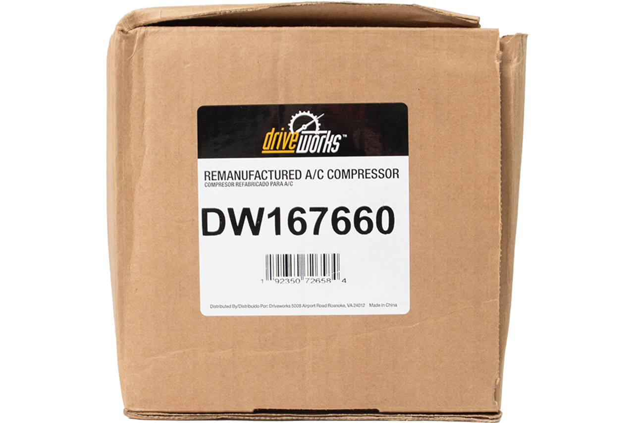 Driveworks Remanufactured A/C Compressor Fits 2011-14 Ford F-150 V8 5.0 DW167660