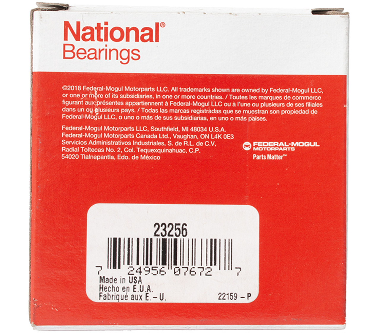 National Front Lower Wheel Bearing Racer 1957-1993 Dodge W-Series Model ID 23256