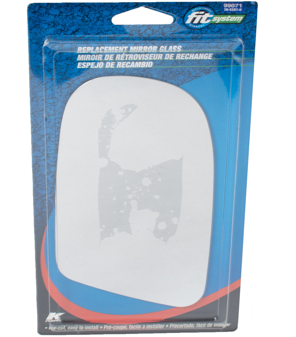 K Source Left Mirror Glass Fits 92-98 Pontiac Grand Am Buick Skylark Model 99071
