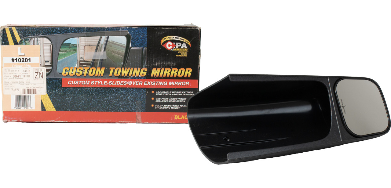 CIPA Left Towing Mirror Fits 1991-2004 Chevrolet Astro GMC Safari Model ID 10201