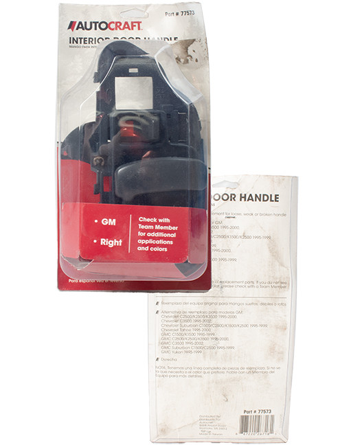 Autocraft Interior Door Handle Fits 1995-2000 Chevrolet C/K Series Pickups 77573